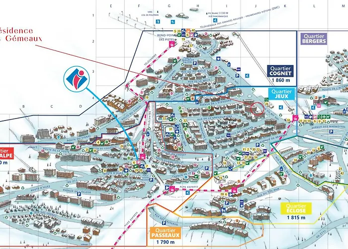 Appartement Homency - Résidence Les Gémeaux E2 Alpe dʼHuez
